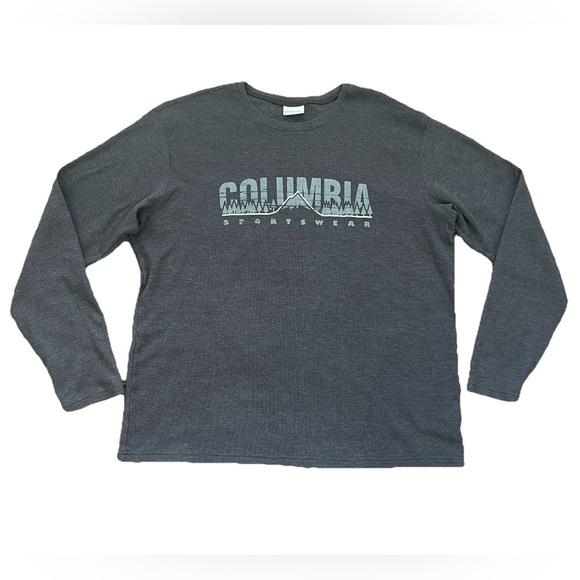 Columbia Other - Columbia Graphic T-Shirt Mens XL Gray Long Sleeve (0724)